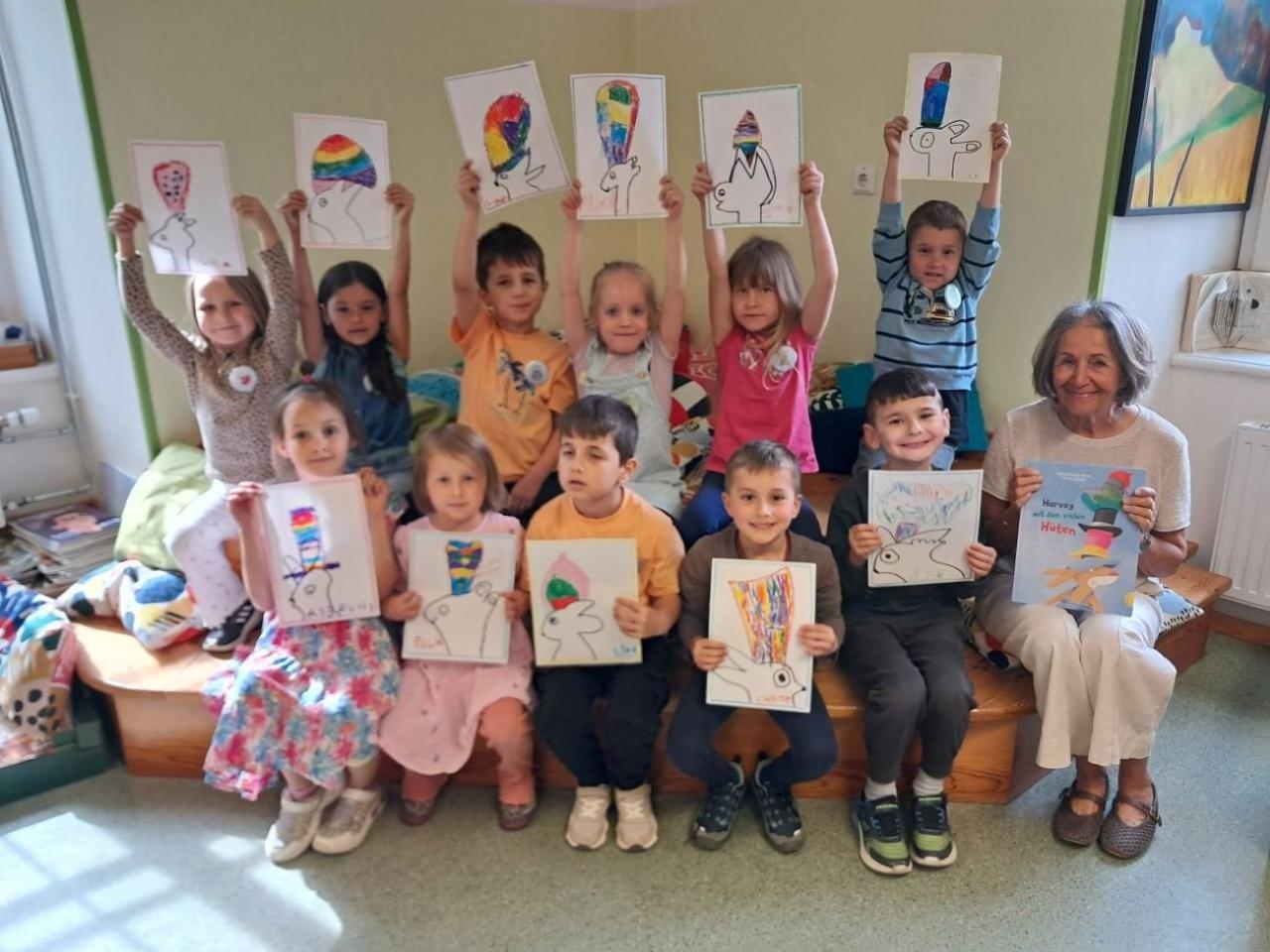 Pinsel trifft Buch Kindergarten Dobl - Gruppe 2
